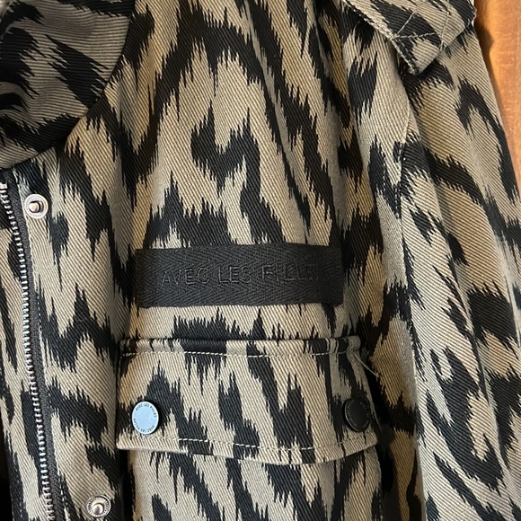 Avec Les Filles Cotton Twill Cargo jacket - Picture 3 of 9